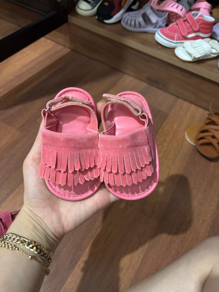 Püsküllü Beyaz Bebek İlk Adım Ayakkabısı - Görsel 4