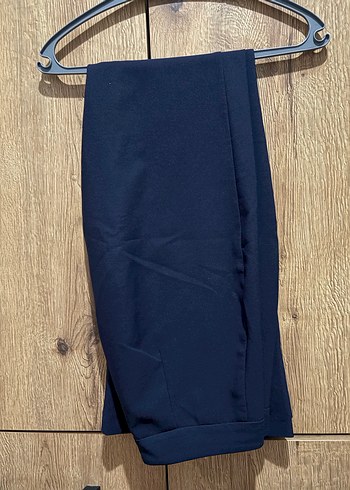 Lacivert Kadın Ofis Kumaş Pantolon - Görsel 3