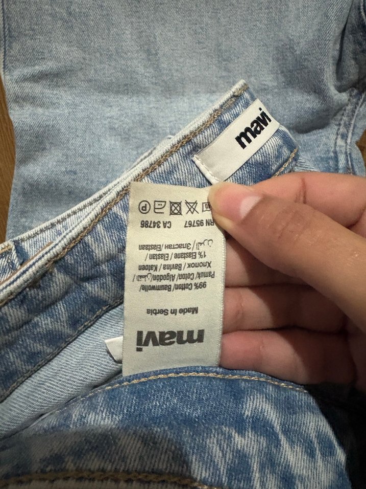 Gevşek Kesim Midi Kot Pantolon - Görsel 2