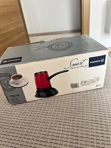 Korkmaz elektrikli çelik cezve