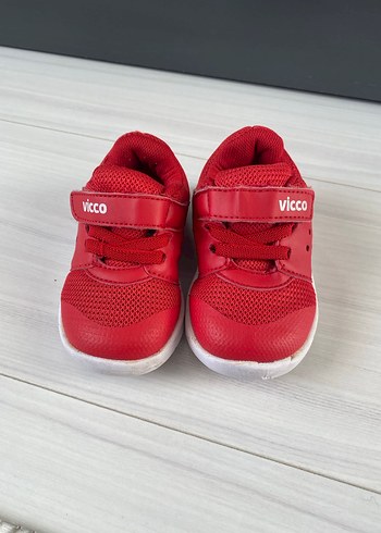 Vicco Çocuk Kırmızı Cırtlı Spor Ayakkabı