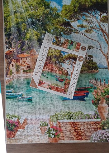 Renkli Manzara Temalı Puzzle. - Görsel 2