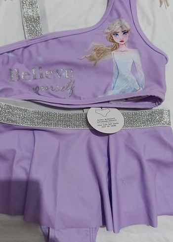 Parlak Mor Kız Bikini Takımı