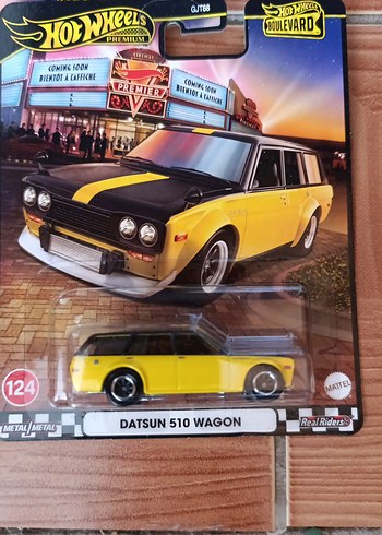 Hot Wheels Datsun 510 Wagon Sarı Oyuncak Araba