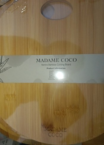Madame Coco Bambu Kesme Tahtası