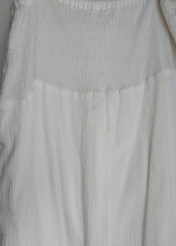 Beyaz Askılı Elbise - Görsel 6