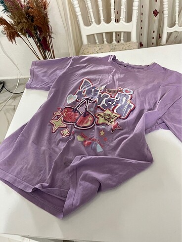 Diğer Lila tshirt