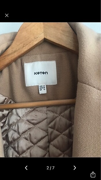 Koton Koton kaşe kaban