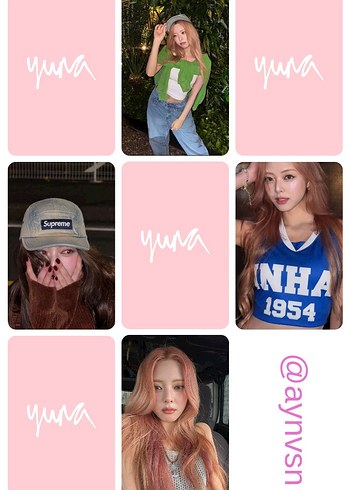 Itzy Yuna 4'lü pc