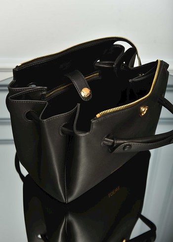  Beden siyah Renk LOEWE - Small Madrid Bag Siyah Deri Kadın Çanta