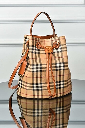 BURBERRY- Small TB Bucket Bag