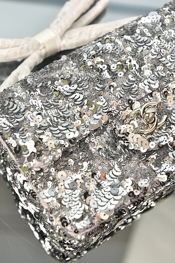 Beden gri Renk CHANEL - Mini Flap Bag