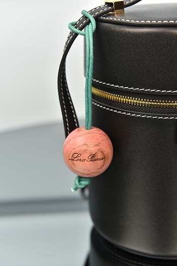 Beden siyah Renk LORO PIANA - Leather Crossbody Bucket Bag