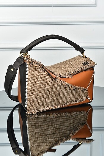 LOEWE - Puzzle Tweed Shoulder Bag