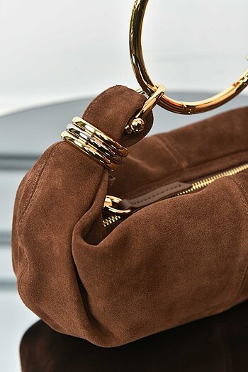 Beden camel Renk CHLOE - Small Bracelet Hobo Bag