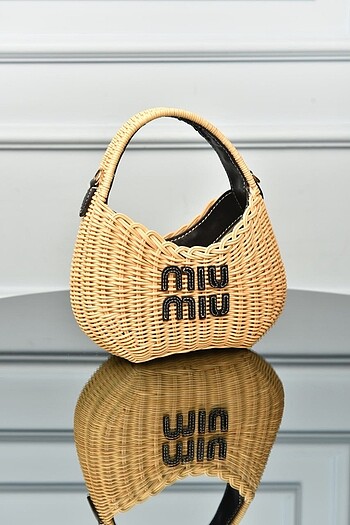 MIUMIU - Wander Wicker Handbag