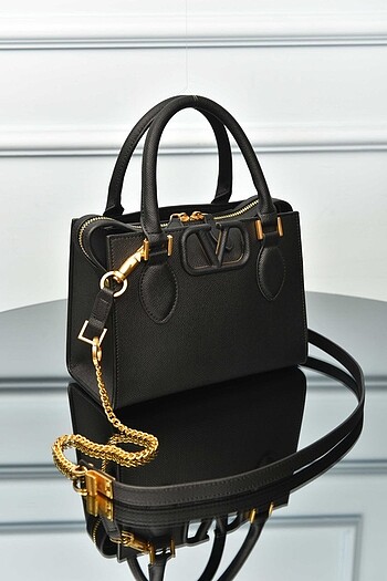 Beden siyah Renk VALENTINO - VLogo Signature Top-Handle Bag
