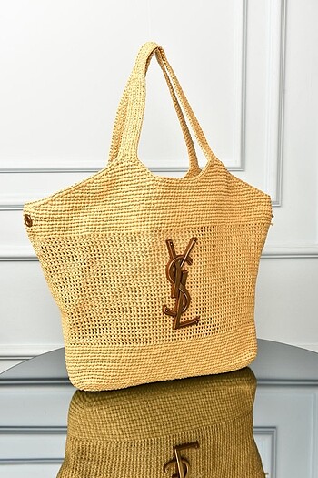 YVES SAINT LAURENT - Icare in Raffia