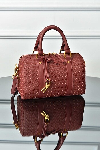 Bottega Veneta BOTTEGA VENETA - Boston Woven Leather Bag