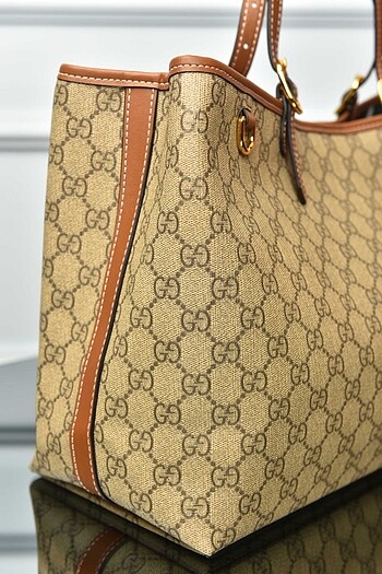  Beden ten rengi Renk GUCCI - GG Emblem Large Tote Bag