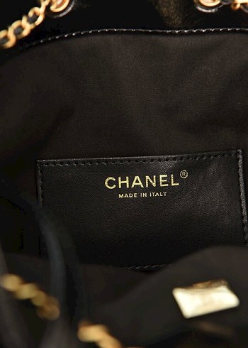 Chanel 25 Medium Handbag Zincir Detaylı Siyah Deri Kadın Çanta - Görsel 8