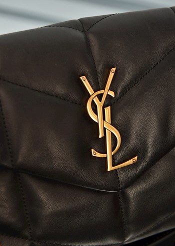 YVES SAINT LAURENT Puffer Bag 
Zincir Siyah Deri Kadın Çanta - Görsel 12