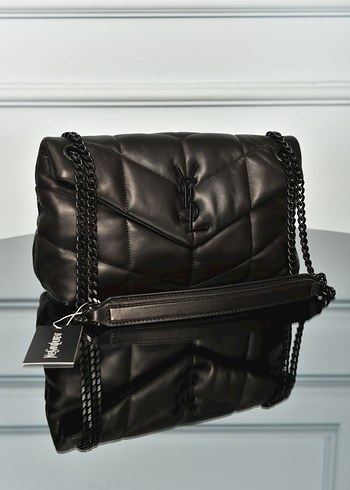 YVES SAINT LAURENT Puffer Bag 
Zincir Siyah Deri Kadın Çanta - Görsel 3