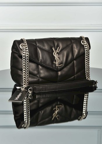 YVES SAINT LAURENT Puffer Bag 
Zincir Siyah Deri Kadın Çanta - Görsel 2