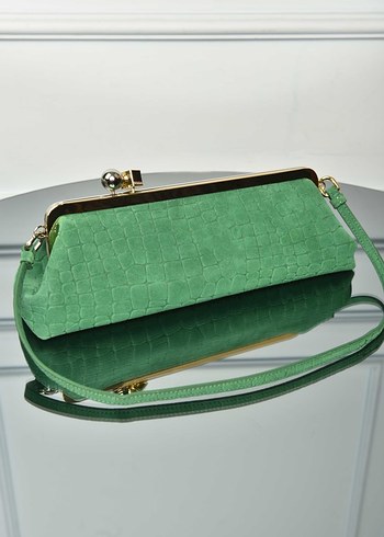 JACQUEMUS - The Salon Clutch
Yeşil Süet Kadın Çanta - Görsel 4