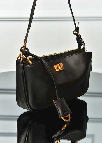 BALENCIAGA - Women's Rodeo Sling Pochette Siyah Deri Kadın Çanta - Görsel 4