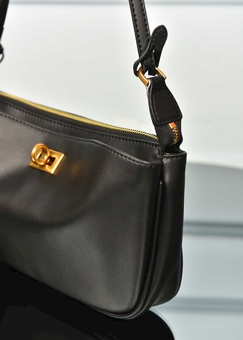 BALENCIAGA - Women's Rodeo Sling Pochette Siyah Deri Kadın Çanta - Görsel 8