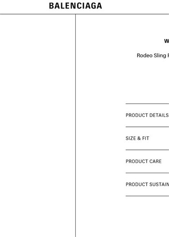BALENCIAGA - Women's Rodeo Sling Pochette Siyah Deri Kadın Çanta - Görsel 15
