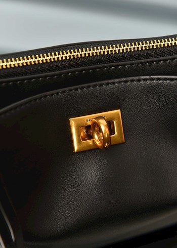 BALENCIAGA - Women's Rodeo Sling Pochette Siyah Deri Kadın Çanta - Görsel 7