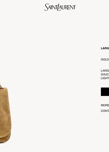 YVES SAINT LAURENT - Jamie 4.3 in Suede Süet Kadın Çanta - Görsel 10