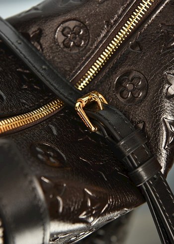 LOUIS VUITTON - Side Trunk MM Klasik Siyah Deri Kadın Çanta - Görsel 5