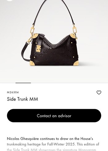 LOUIS VUITTON - Side Trunk MM Klasik Siyah Deri Kadın Çanta - Görsel 12