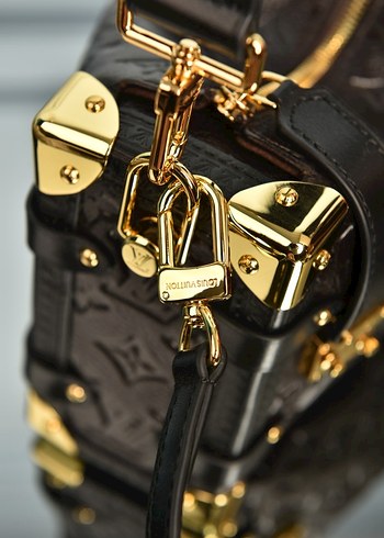 LOUIS VUITTON - Side Trunk MM Klasik Siyah Deri Kadın Çanta - Görsel 6