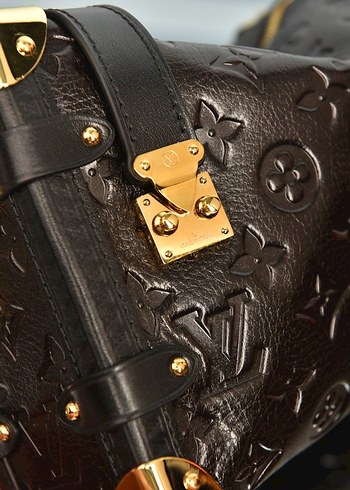 LOUIS VUITTON - Side Trunk MM Klasik Siyah Deri Kadın Çanta - Görsel 8