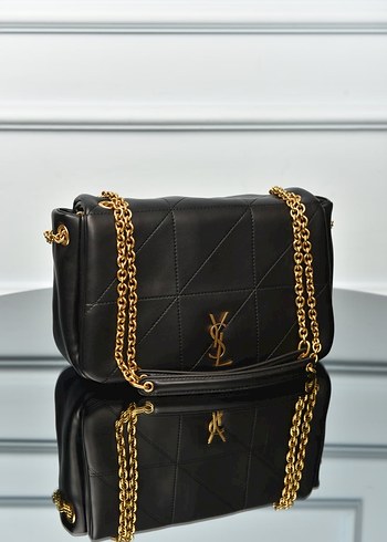 YVES SAINT LAURENT - Jamie 4.3 Lambskin Siyah Deri Kadın Çanta - Görsel 3