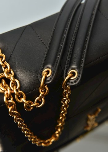 YVES SAINT LAURENT - Jamie 4.3 Lambskin Siyah Deri Kadın Çanta - Görsel 9