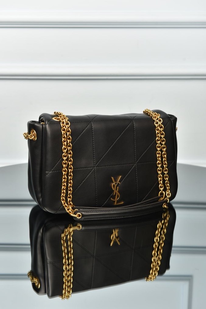 YVES SAINT LAURENT - Jamie 4.3 Lambskin Siyah Deri Kadın Çanta - Görsel 3