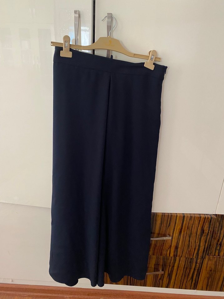 Lacivert Uzun Çan Kadın Etek - Görsel 2