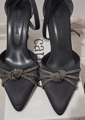 Diğer Siyah Stiletto Kadın Ayakkabı ve Çanta