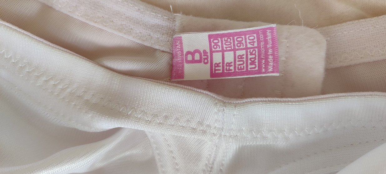 MiorreBeyaz Minimalist Basic Sütyen - Görsel 3