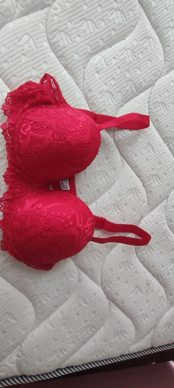 Dantel Detaylı Kırmızı Bohem Sütyen - Görsel 3