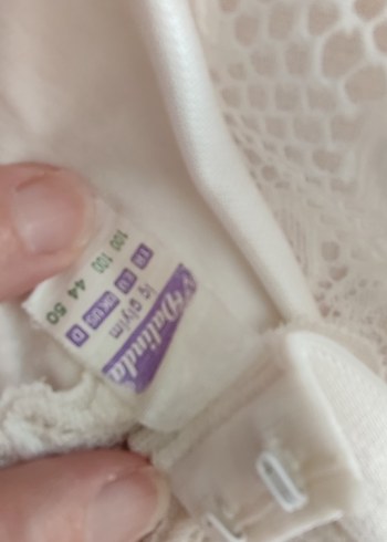 Beyaz Dantel Bohem Sütyen - Görsel 5