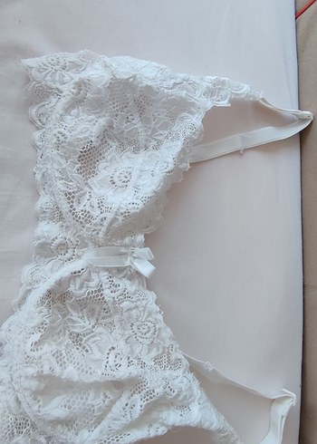 Beyaz Dantel Bohem Sütyen - Görsel 3