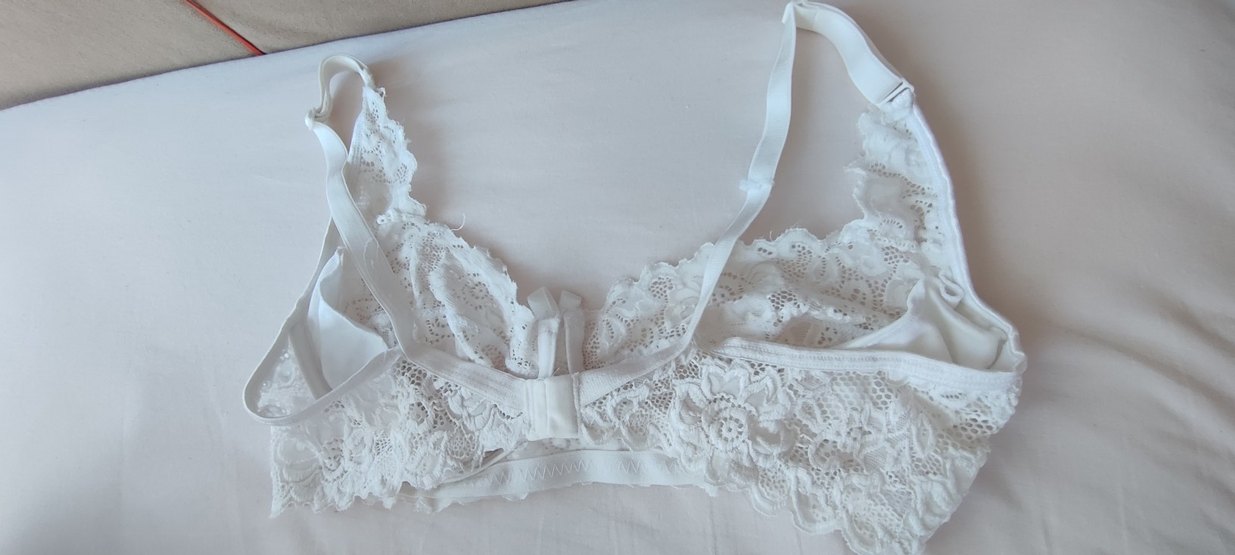 Beyaz Dantel Bohem Sütyen - Görsel 4
