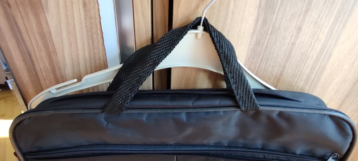 Siyah Kadın Laptop Çantası Fermuarlı - Görsel 2