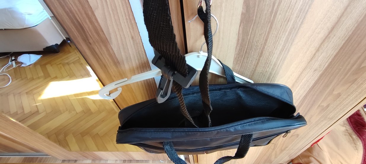 Siyah Kadın Laptop Çantası Fermuarlı - Görsel 3